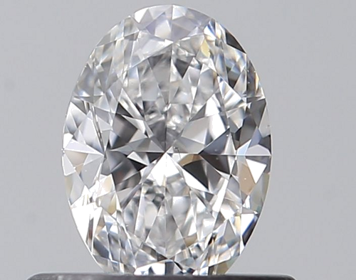 0.5 carat D-VS2 Natūralus Oval Deimantas (1)
