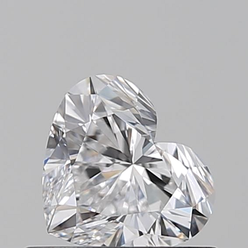 0.54 carat D-VVS1 Natūralus Heart Deimantas (1)