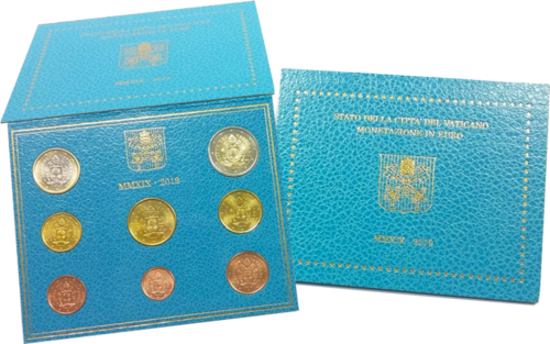 2019 Vatican BU euro coin set (4)