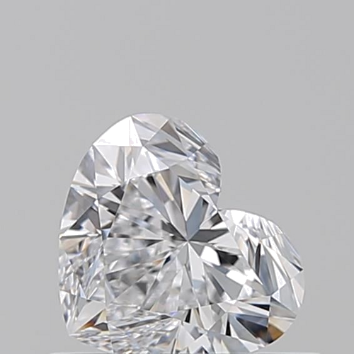 0.51 carat D-VVS2 Natūralus Heart Deimantas (1)