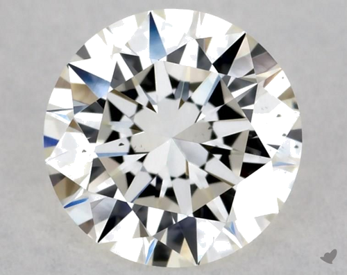 0.61 carat I-VS2 Excellent cut Natūralus Round Deimantas (1)