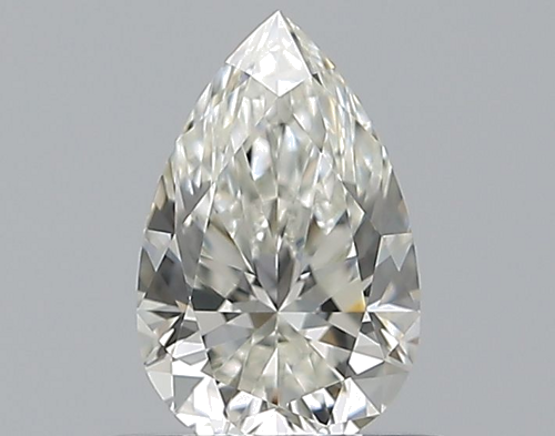 0.51 carat I-VVS1 Natūralus Pear Deimantas (1)