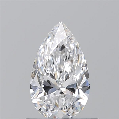 0.7 carat D-VS1 Natūralus Pear Deimantas (1)