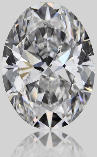 0.7 carat D-SI1 Natūralus Oval Deimantas (1)