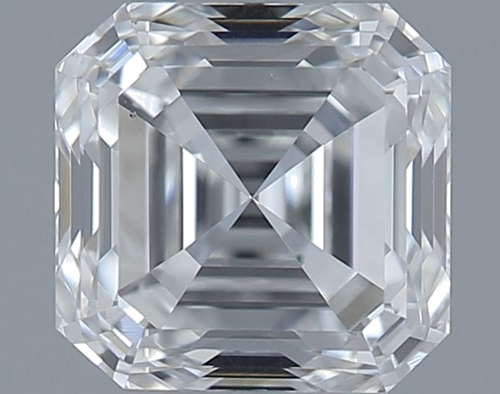 0.5 carat F-VS2 Natūralus Asscher Deimantas (1)
