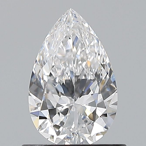 0.7 carat D-VS2 Natūralus Pear Deimantas (1)
