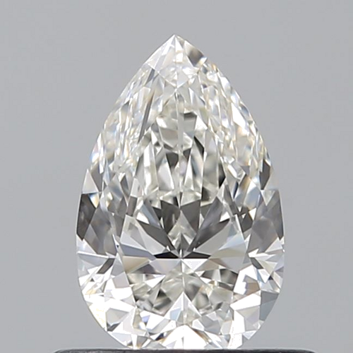 0.6 carat I-VVS2 Natūralus Pear Deimantas (1)