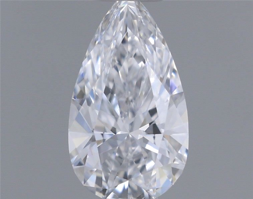 0.4 carat D-VVS1 Natūralus Pear Deimantas (1)