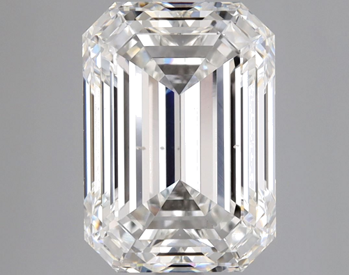 4.01 carat F-SI1 Natūralus Emerald Deimantas (1)