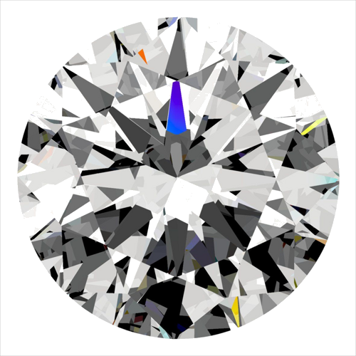 0.3 carat E-SI1 Excellent cut Natūralus Round Deimantas (1)