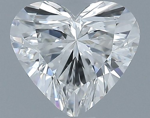 0.57 carat F-VS2 Natūralus Heart Deimantas (1)