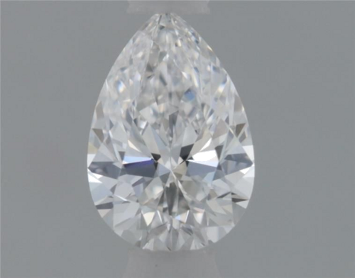 0.42 carat F-VS1 Natūralus Pear Deimantas (1)