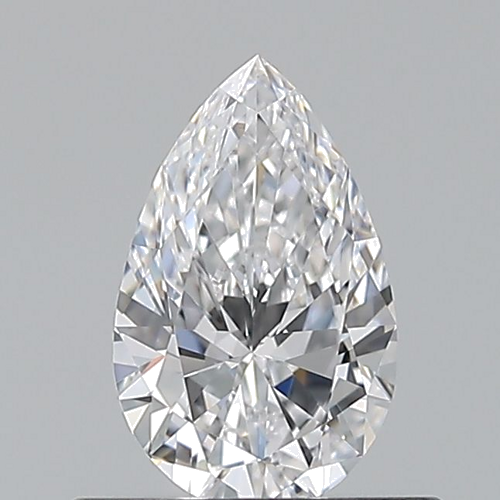 0.5 carat D-VVS1 Natūralus Pear Deimantas (1)