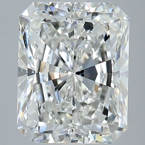 4.3 carat H-SI1 Natūralus Radiant Deimantas (1)