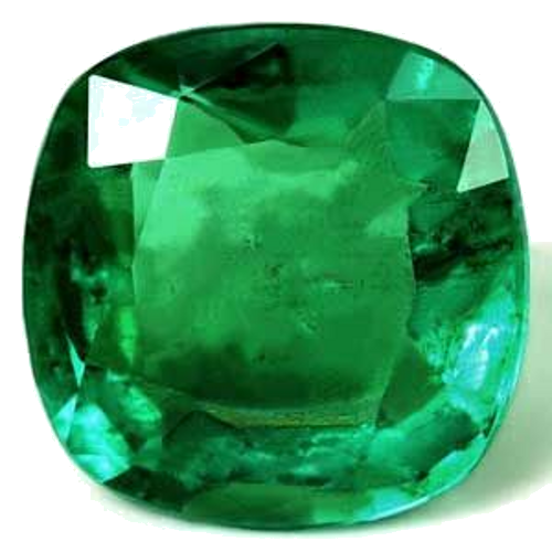 3.04 carat GREEN Cushion Smaragdas (1)