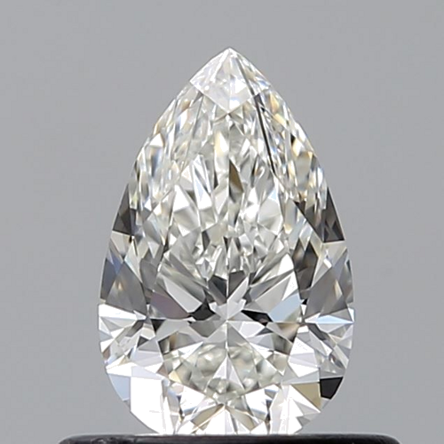 0.51 carat H-VVS2 Natūralus Pear Deimantas (1)