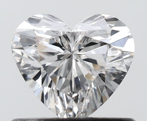 0.53 carat H-VS1 Natūralus Heart Deimantas (1)