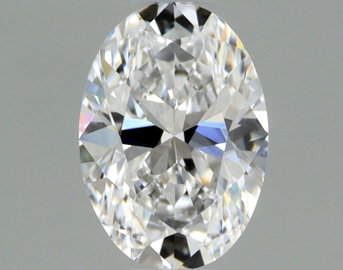 0.5 carat D-VVS2 Natūralus Oval Deimantas (1)