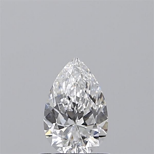 0.7 carat D-SI1 Natūralus Pear Deimantas (1)