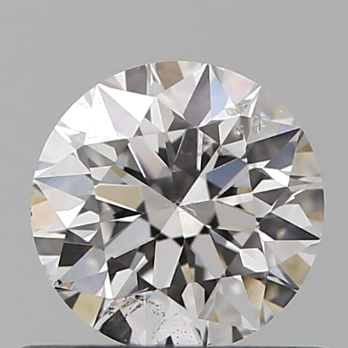 0.52 carat F-SI2 Excellent cut Natūralus Round Deimantas (1)
