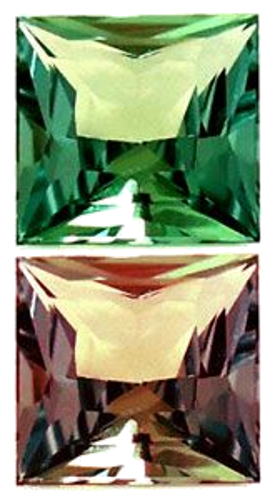 0.11 carat GREEN Square Alexandrite (1)