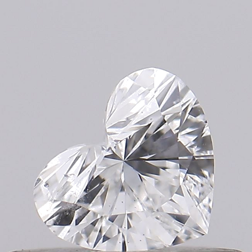 0.25 carat D-SI2 Natūralus Heart Deimantas (1)