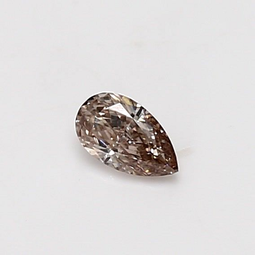 0.21 carat Fancy Pinkish Brown-SI1 Natūralus Pear Deimantas (1)