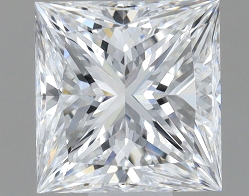 0.5 carat D-VS1 Natūralus Princess Deimantas (1)