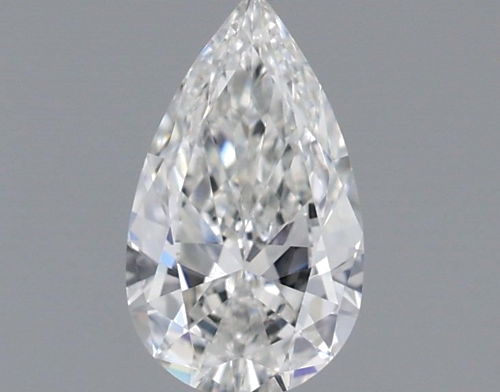 0.52 carat F-VVS1 Natūralus Pear Deimantas (1)