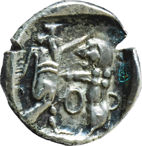 Samaria Obol (375-333) PHILISTIA (PALESTINE) silver coin (1)