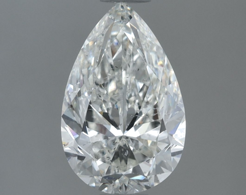 1.51 carat H-SI2 Natūralus Pear Deimantas (1)