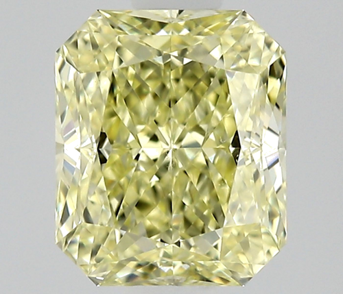 1.02 carat Fancy Yellow-VVS2 Natūralus Radiant Deimantas (1)