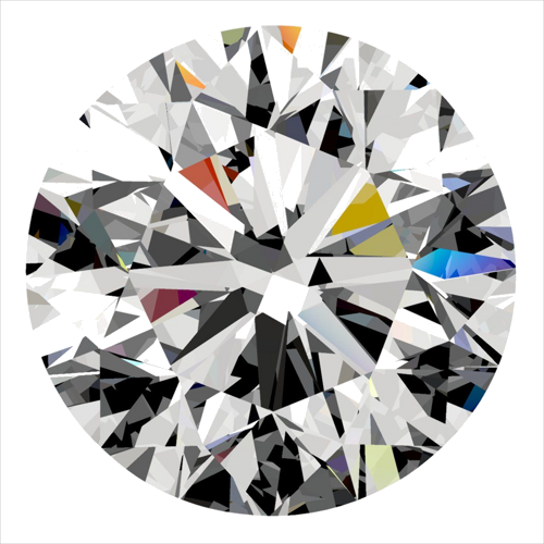 0.3 carat E-SI1 Very Good cut Natūralus Round Deimantas (1)