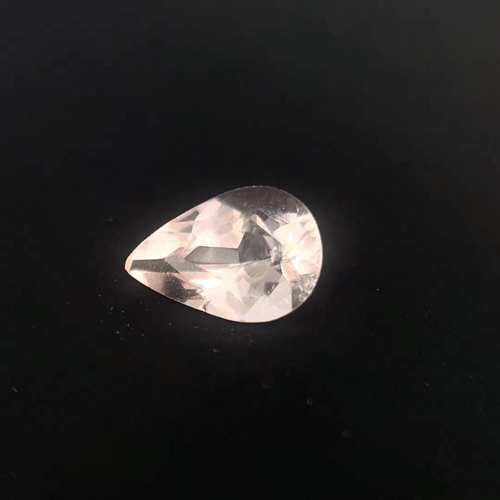 0.65 carat PINK Pear Morganite (1)
