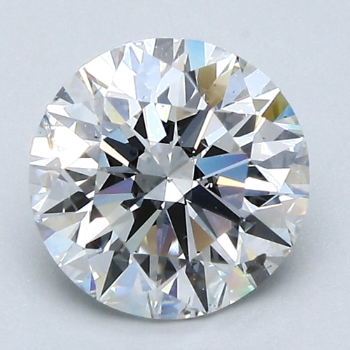 2.01 carat G-SI2 Excellent cut Natūralus Round Deimantas (1)