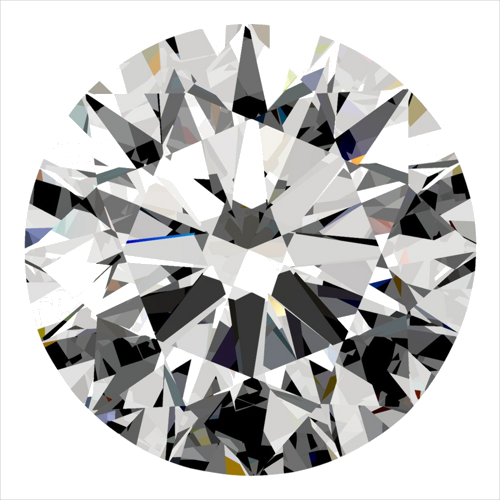 0.3 carat F-VVS2 Excellent cut Natūralus Round Deimantas (1)