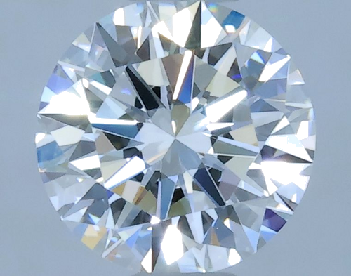 0.5 carat F-VVS1 Excellent cut Natūralus Round Deimantas (1)