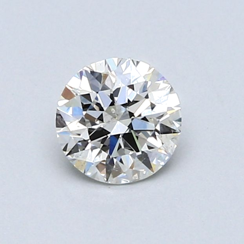 0.62 carat I-SI1 Excellent cut Natūralus Round Deimantas (1)