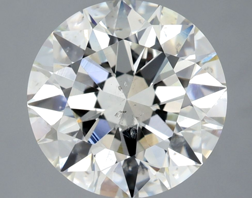 4.02 carat I-SI2 Excellent cut Natūralus Round Deimantas (1)