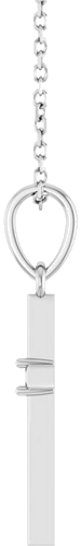 Pakabukas „Cross“ 14k white gold Round 2mm (3)