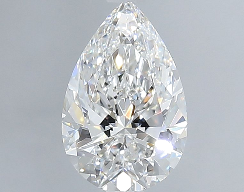 1.0 carat F-VS1 Natūralus Pear Deimantas (1)