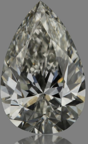 0.3 carat H-VVS1 Natūralus Pear Deimantas (1)