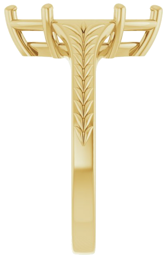 Sužadėtuvių Žiedas „Solitaire“ 14k yellow gold Marquise 13mm x 6.5mm (4)
