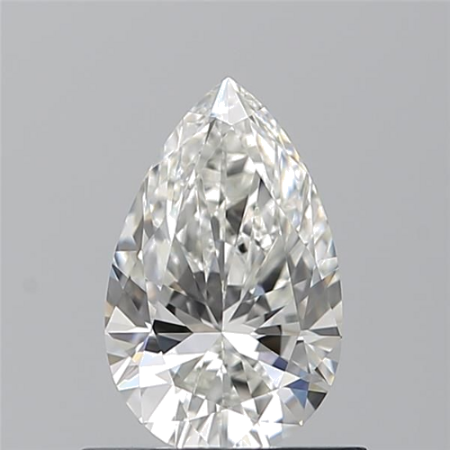 0.7 carat H-VVS2 Natūralus Pear Deimantas (1)
