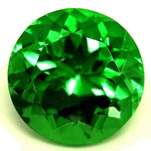 0.67 carat GREEN Round Garnet (1)