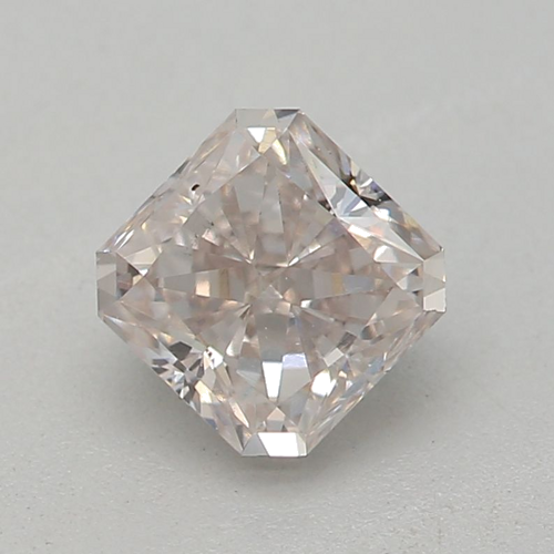 0.5 carat Light Pinkish Brown-VS2 Natūralus Radiant Deimantas (1)
