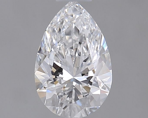 0.38 carat D-VVS2 Natūralus Pear Deimantas (1)