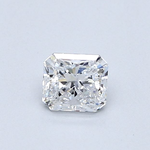 0.5 carat D-VVS1 Natūralus Radiant Deimantas (1)