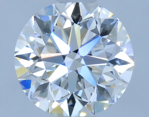 0.5 carat F-VVS2 Very Good cut Natūralus Round Deimantas (1)