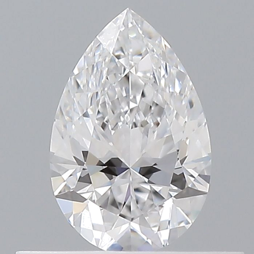 0.42 carat D-VVS1 Natūralus Pear Deimantas (1)
